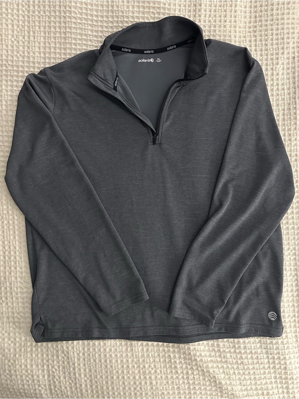 Solaris Men’s Charcoal Quarter-Zip Jacket